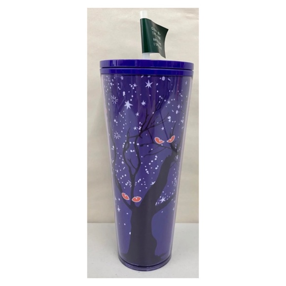 Starbucks Other - NEW Starbucks 2022 Halloween Purple Preying Eyes Glow in Dark 24oz Venti Tumbler